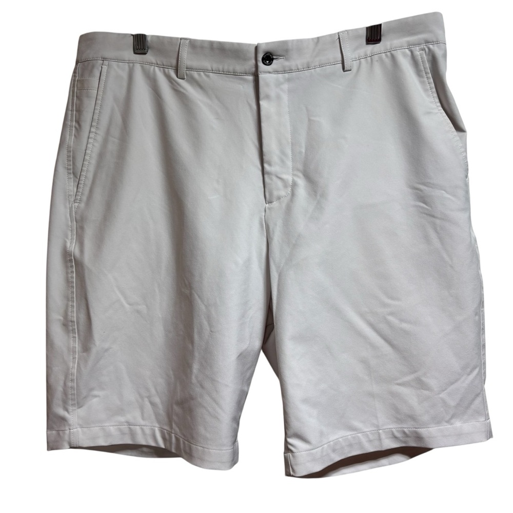 Dunning Mens Performance Golf Shorts Light Gray  Athletic Tech‎ Shorts #712